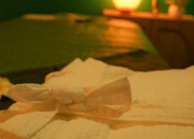 Cozy spa room setup at Elegant Thai Massage, Hair Spa and Foot Spa in Melbourne, Victoria, AU.