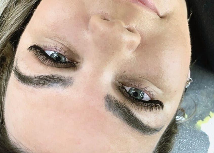 Close-up of fresh, well-groomed eyebrows at Get It Bae Cpt, Cape Town, Western Cape, ZA.