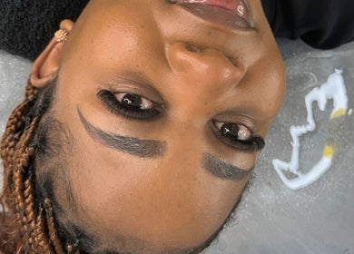 Close-up of elegant eyebrow styling at Get It Bae Cpt, Cape Town, Western Cape, ZA.