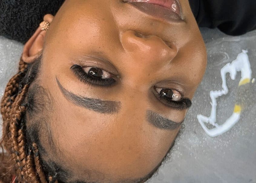 Close-up of elegant eyebrow styling at Get It Bae Cpt, Cape Town, Western Cape, ZA.