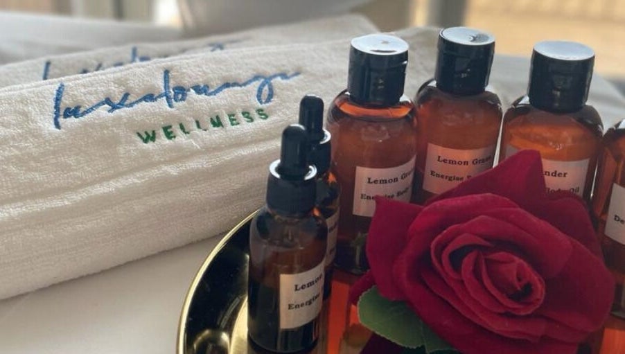 Essential oils and rose at Luxe Lounge Home Service Massage, Oud Metha, United Arab Emirates, AE.