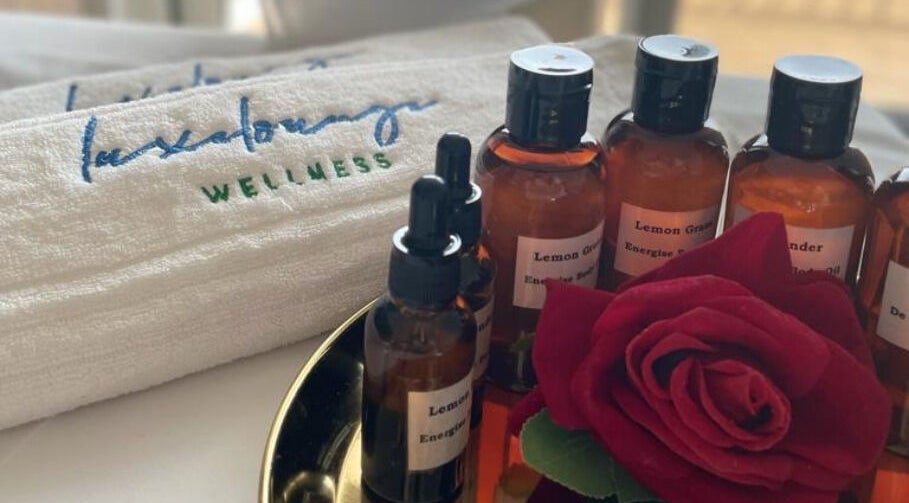 Essential oils and rose at Luxe Lounge Home Service Massage, Oud Metha, United Arab Emirates, AE.