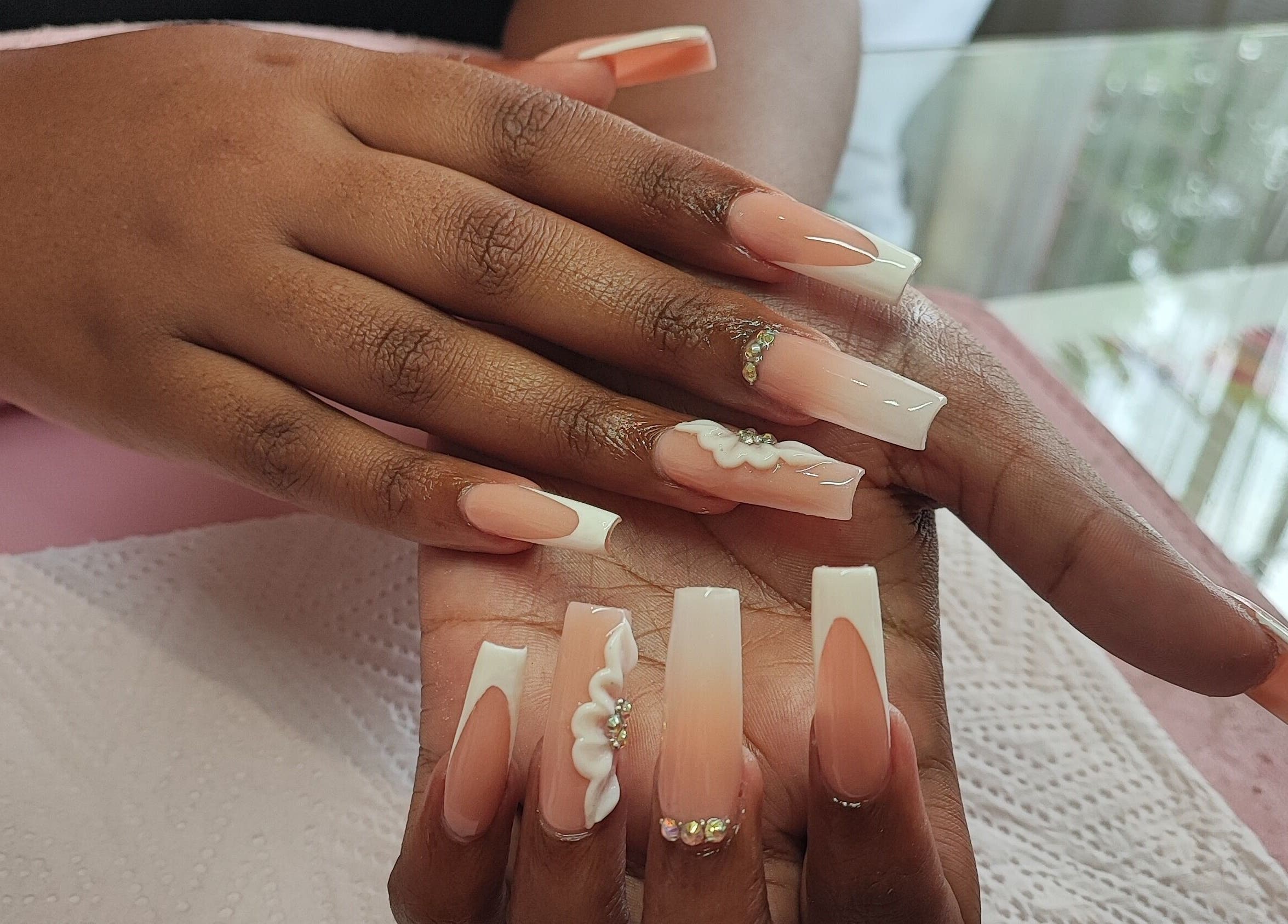 Elegant nail design at Micakayla's Nail Room, Ennerdale, Gauteng, ZA. Perfect blend of style and care.