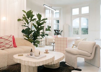 Stylish lounge area at STYLD, South Parade, Bath, England, GB, showcasing modern decor and cozy seating.