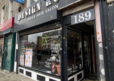 Effortless Beauty storefront in London, England, GB, displaying stylish salon entrance.