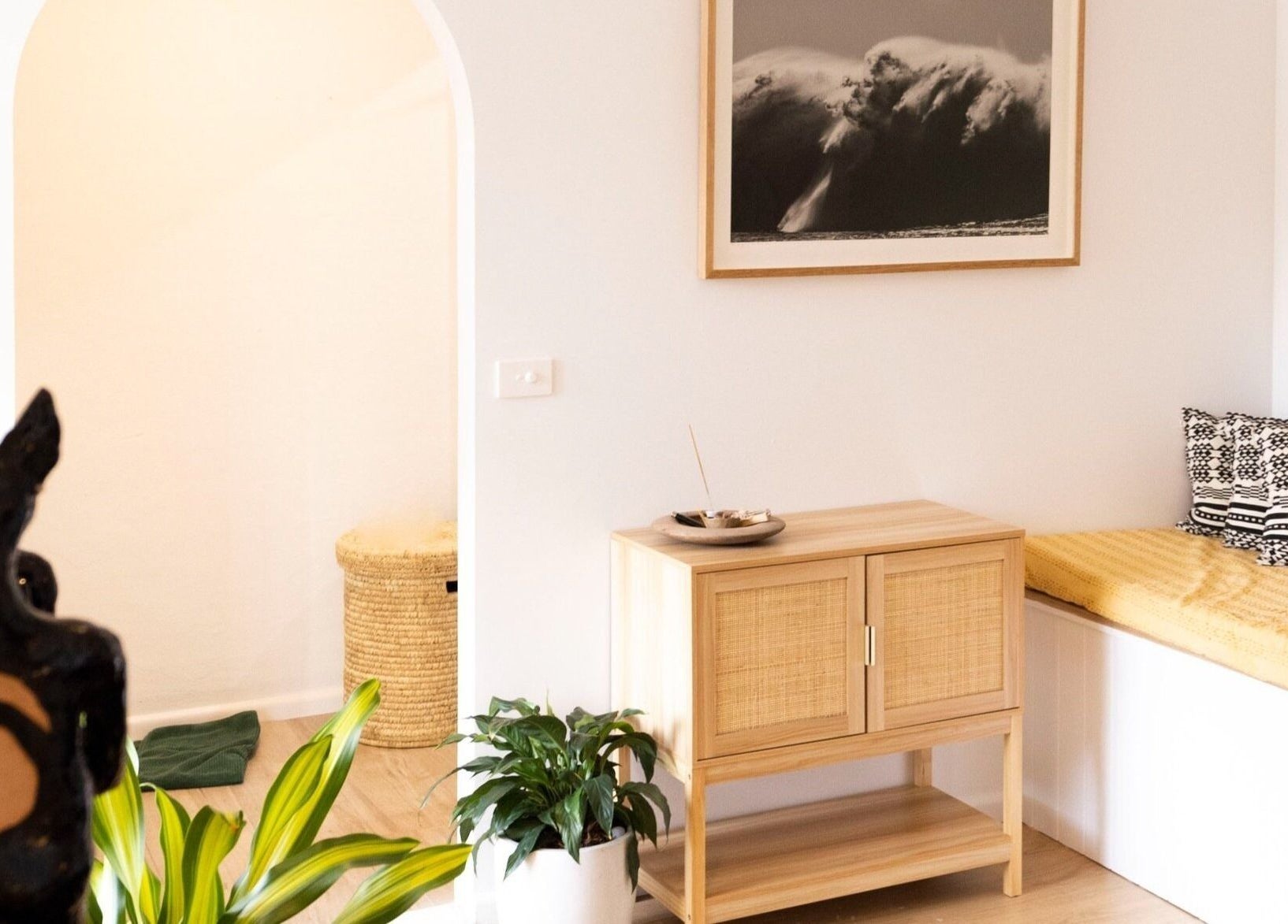 Cozy wellness corner at The Heal Zone - Avalon, Avalon Beach, New South Wales, AU with natural decor.