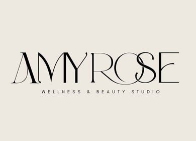 By Amy Rose logo, a wellness and beauty studio in Gainsborough, England, GB displayed in elegant typography.