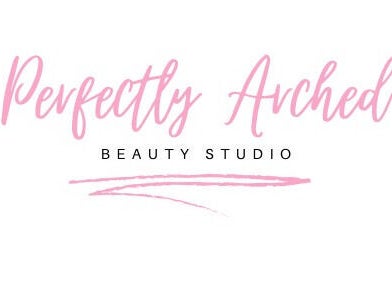 Logo of Perfectly Arched Beauty Studio in Byford, Western Australia, AU, featuring stylish pink text.
