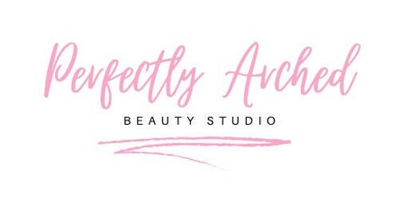 Logo of Perfectly Arched Beauty Studio in Byford, Western Australia, AU, featuring stylish pink text.