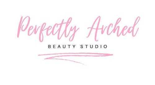 Logo of Perfectly Arched Beauty Studio in Byford, Western Australia, AU, featuring stylish pink text.
