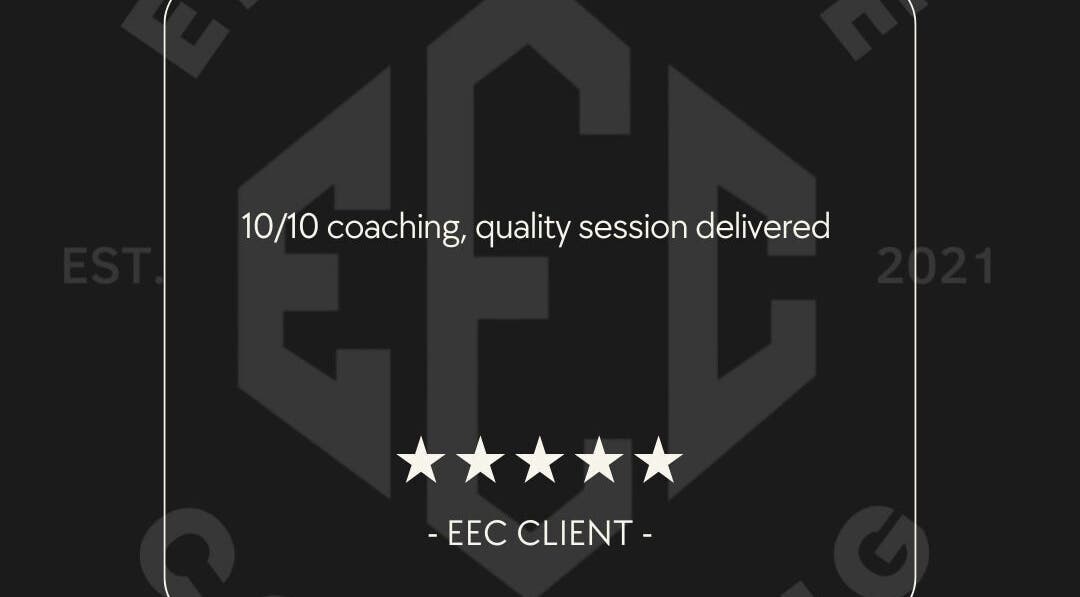 Client review of Ebbs Elite Coaching- Kick Off Sports in Milton Keynes, England, GB with 5-star rating.