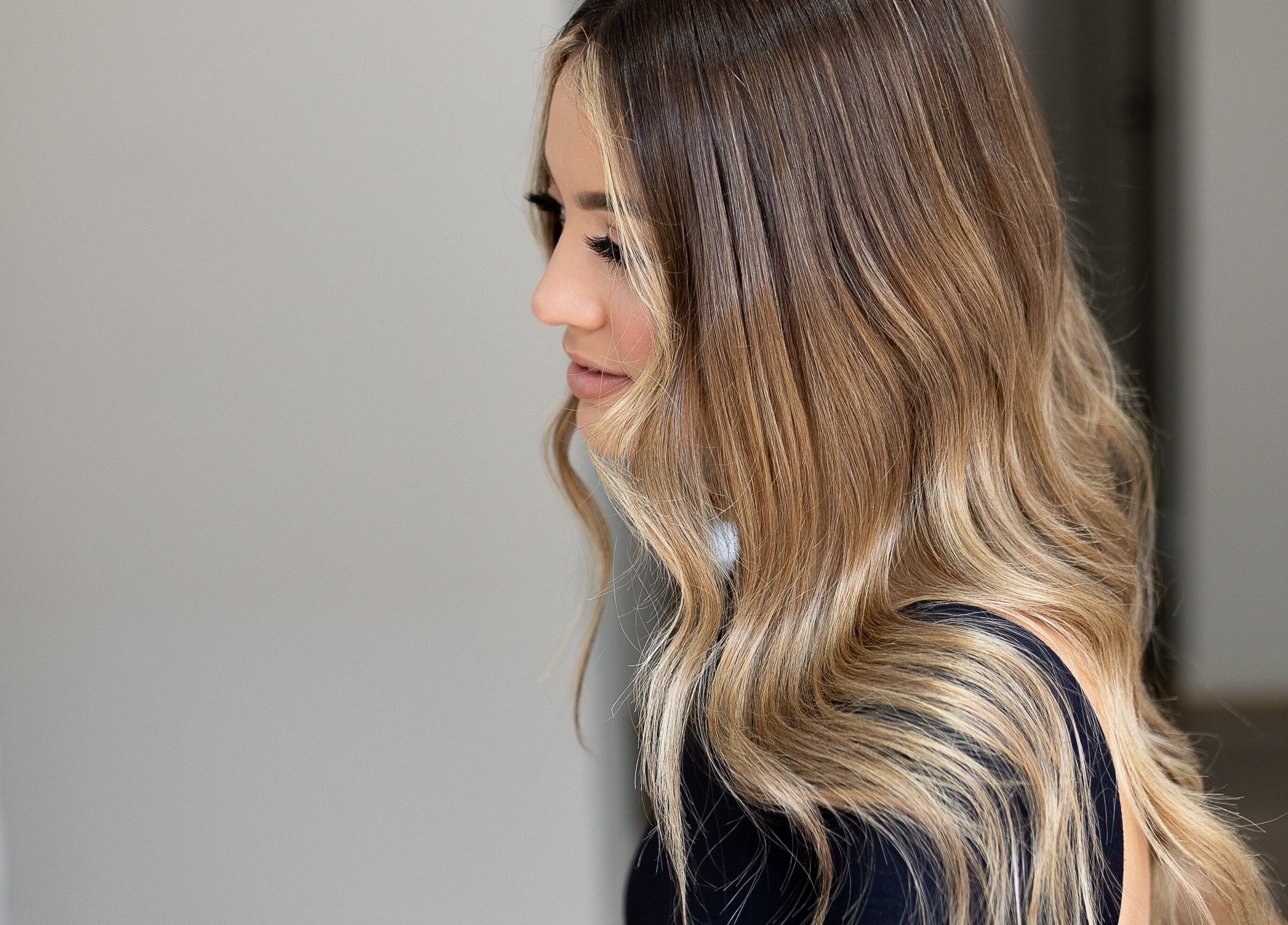 Elegant wavy hairstyle at Hair By Alicia Louise, Warragul, Victoria, AU.