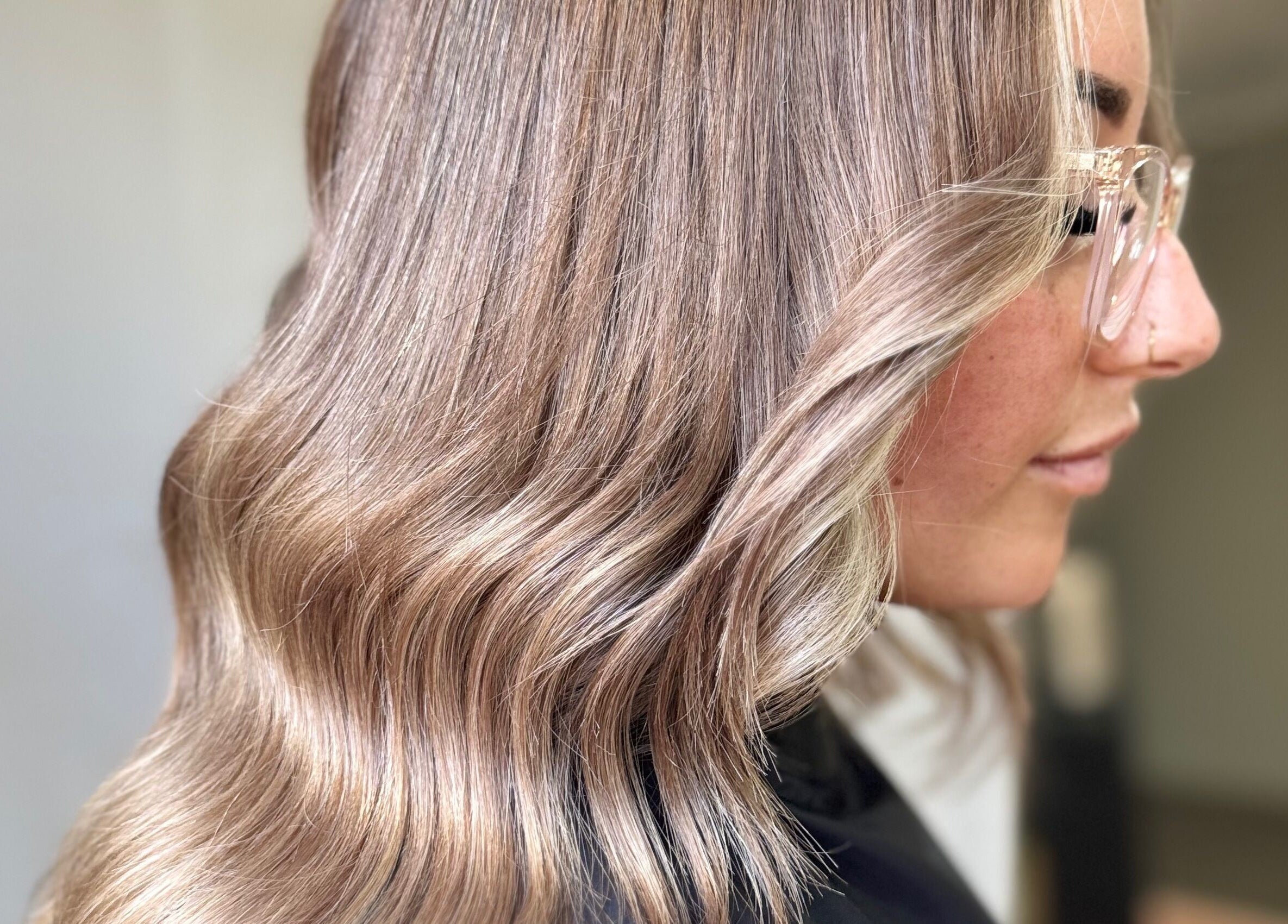 Glossy waves hairstyle at Hair By Alicia Louise in Warragul, Victoria, AU, showcasing sleek, styled hair.