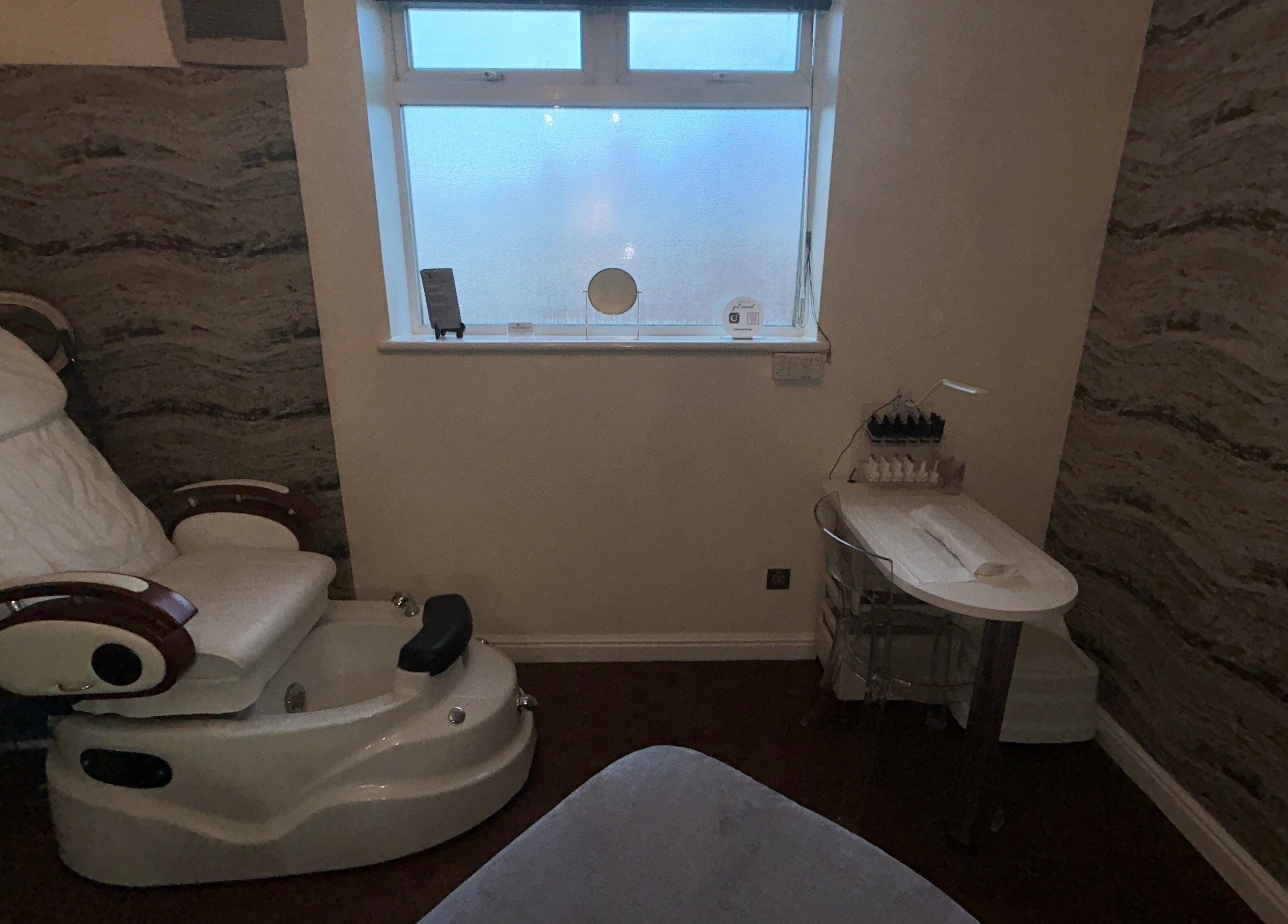 Beautify spa room with pedicure chair in Stanford-le-hope, England, GB.