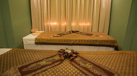 Elegant massage tables at Thai London Therapy Marrakesh, Marrakech, Marrakech-safi, MA offer relaxing ambiance.