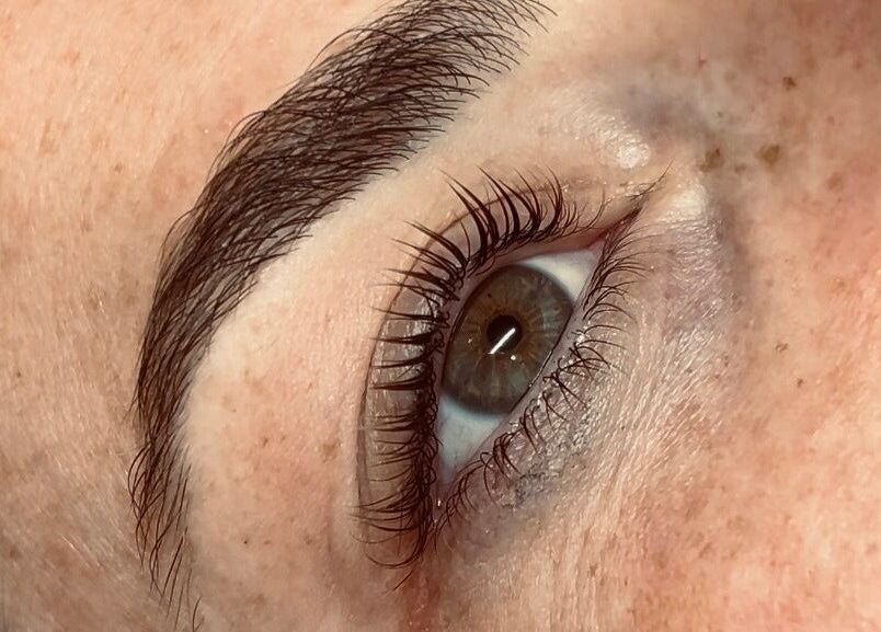 Closeup of elegantly styled lashes at Classy Lash And Beauty Studio, Christchurch, Canterbury, NZ.