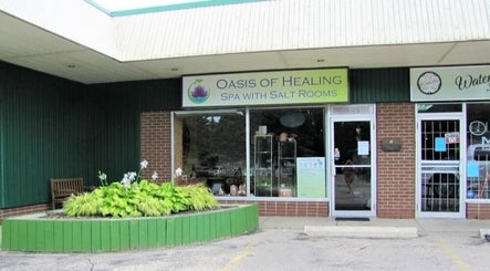 Front view of Oasis of Healing Spa with Salt Rooms in Waterloo, Ontario, CA, showcasing a calming entry.