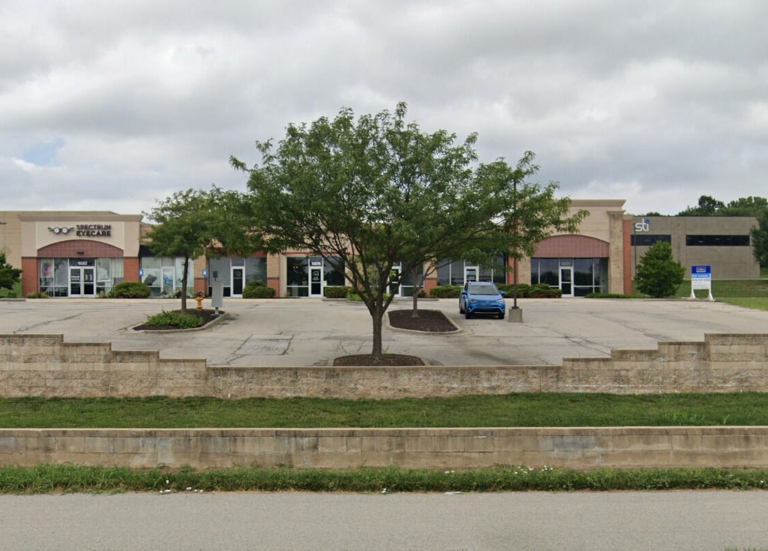 Exterior of Angie's Hair Salon Studio in Overland Park, Kansas, US, showcasing a serene atmosphere.