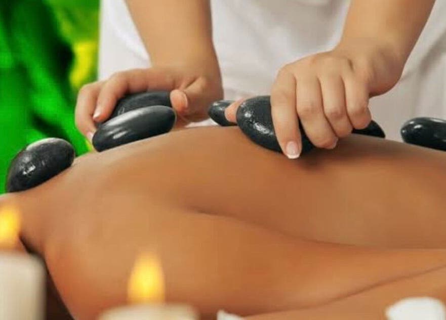 Relaxing hot stone massage at Fern Spa & Massage, Auckland, Auckland, NZ.