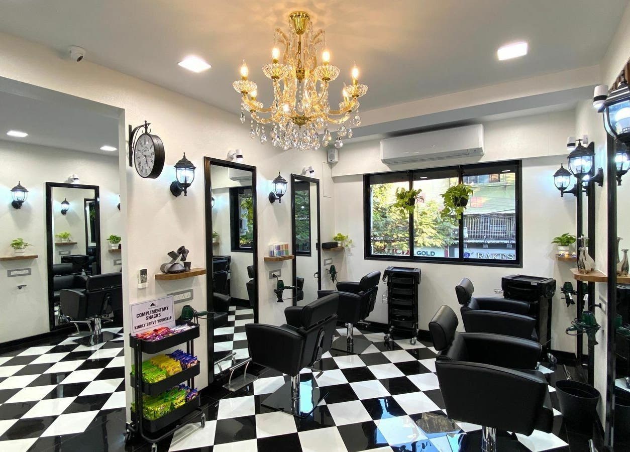 Chic interior of Hair Castle - Dombivali with stylish decor in Dombivli, Maharashtra, IN.