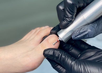 Expert pedicure at Medi Pedi - The Best Pedicure In Hong Kong on Hong Kong Island, HK. Hygiene medical pedicure service.