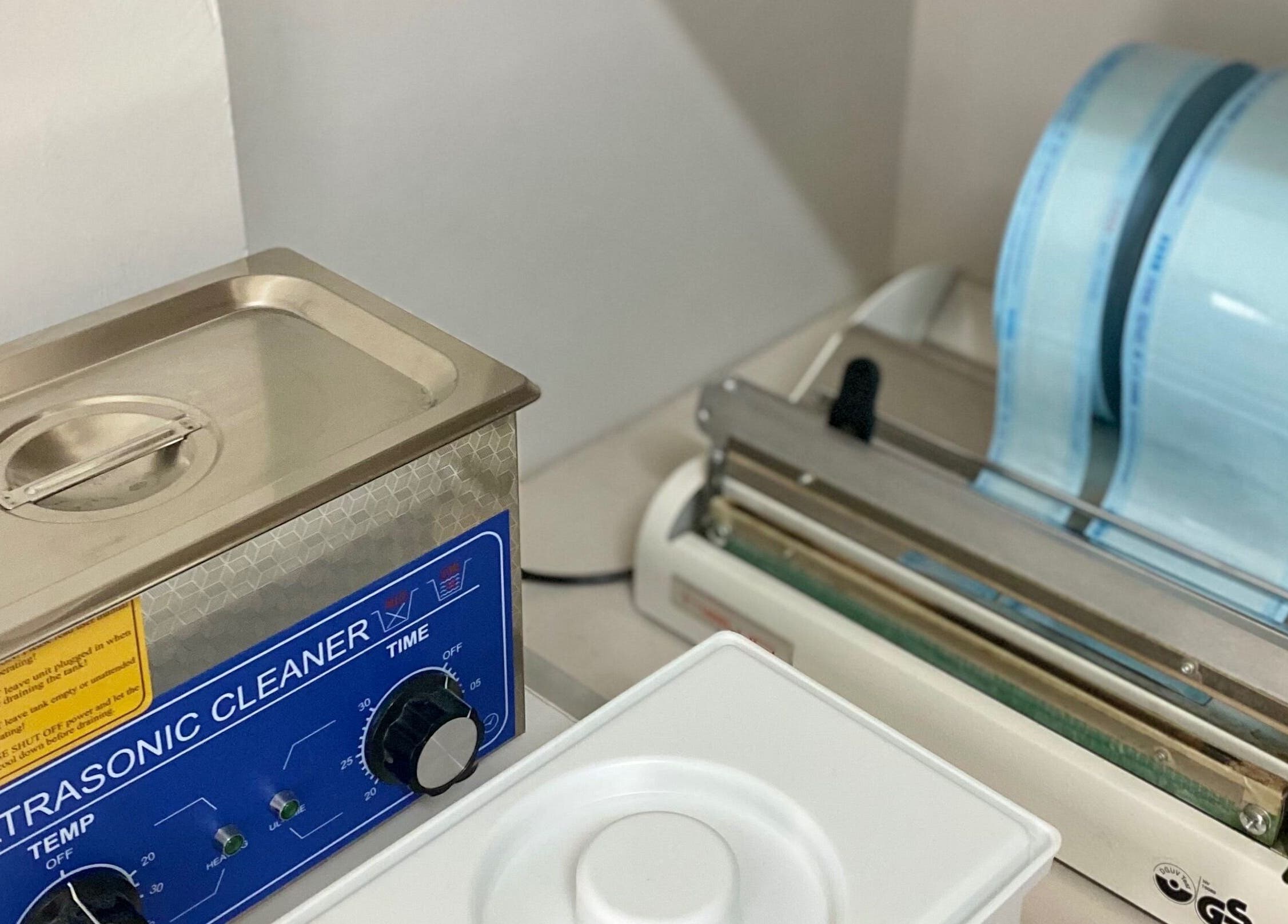 Hygienic ultrasonic cleaner at Medi Pedi - The Best Pedicure In Hong Kong, Hong Kong Island, HK.