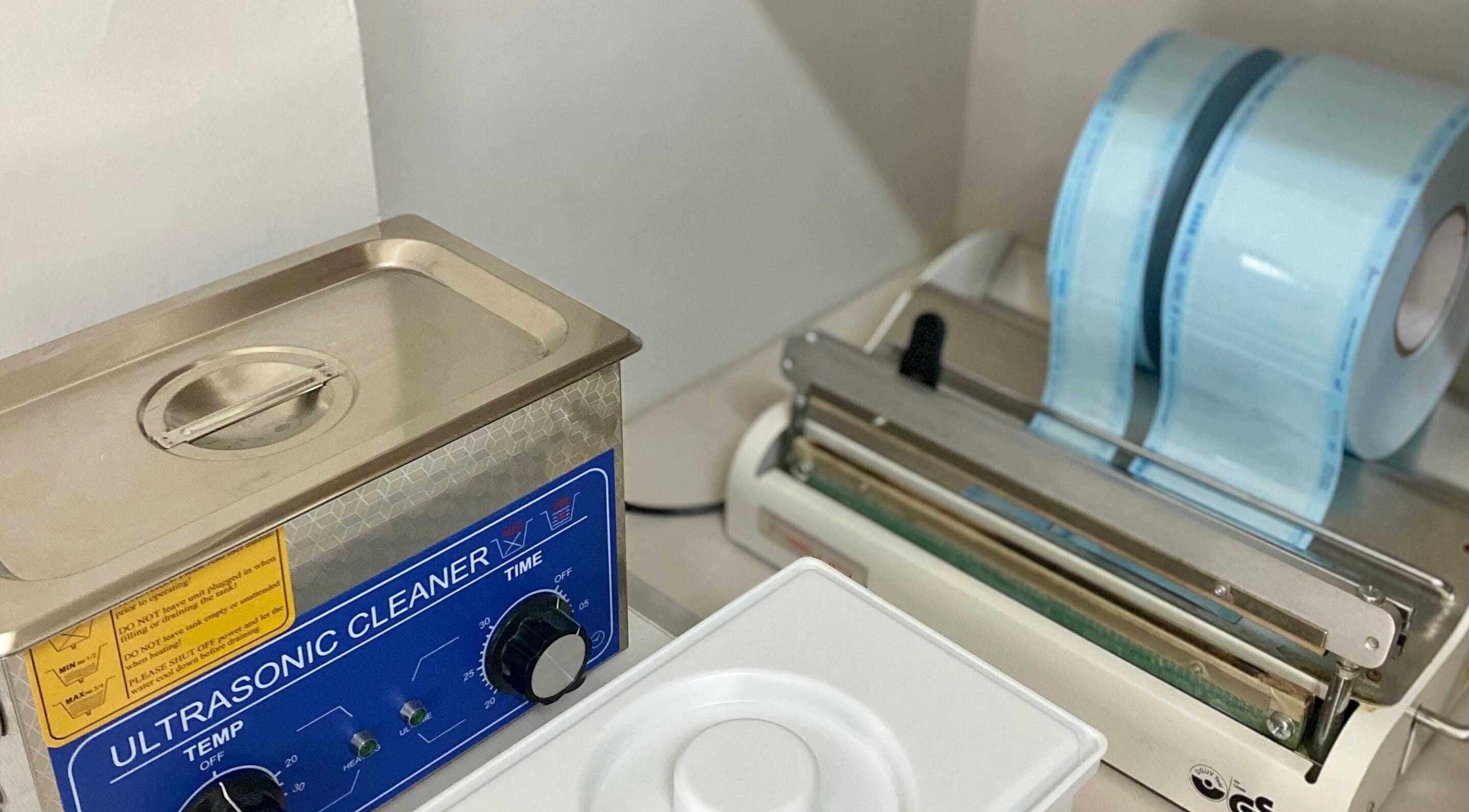 Hygienic ultrasonic cleaner at Medi Pedi - The Best Pedicure In Hong Kong, Hong Kong Island, HK.