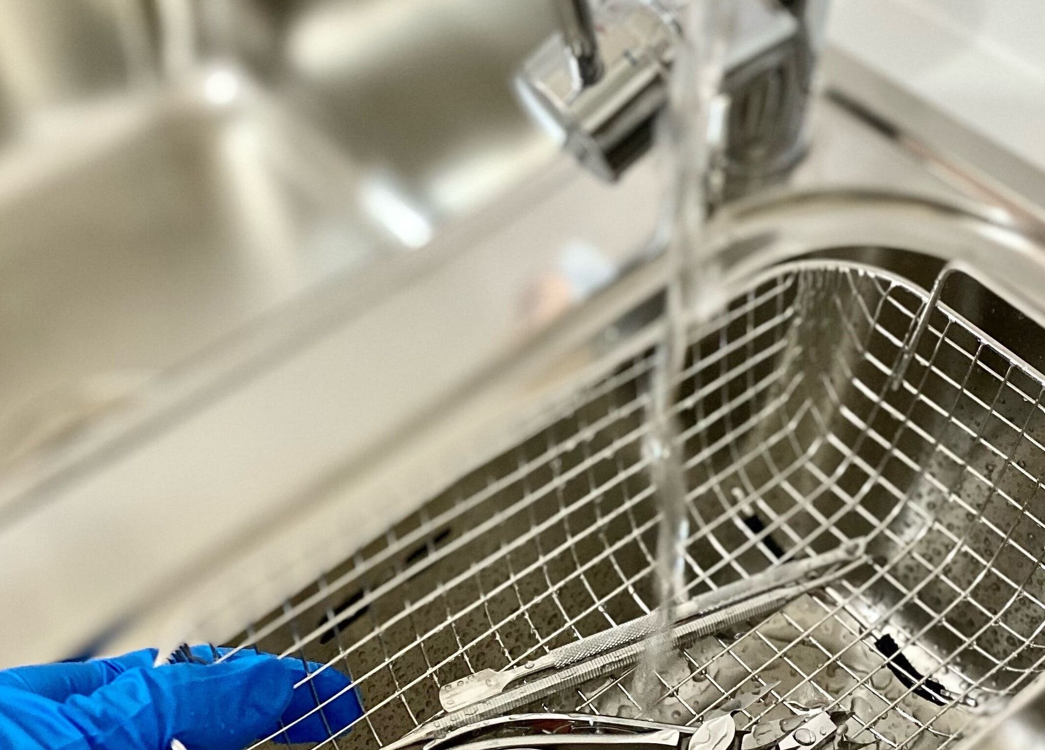 Sterilization of tools at Medi Pedi - The Best Pedicure In Hong Kong. Located on Hong Kong Island, HK.