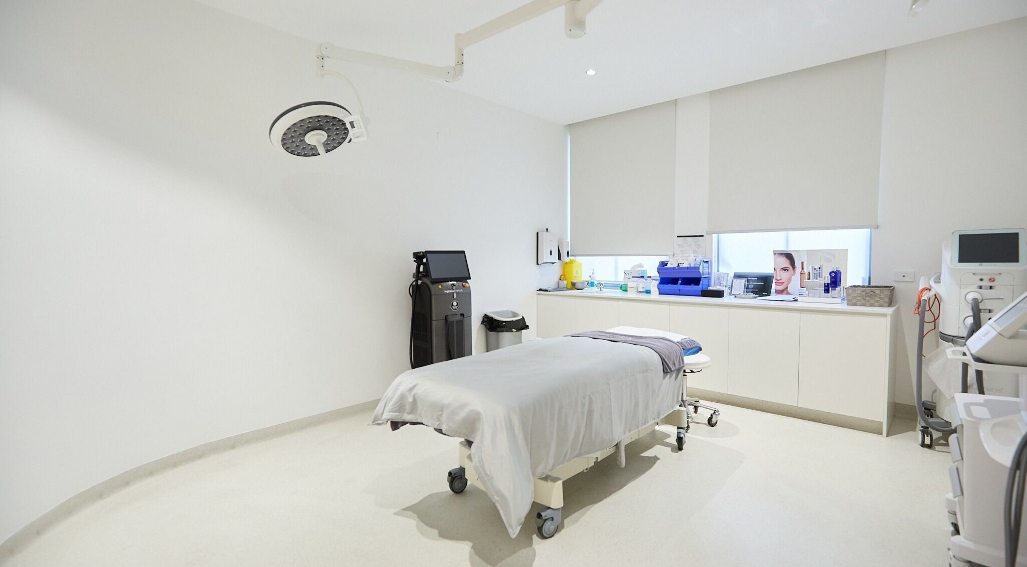 Treatment room at Lumiere Cosmetic Clinic in Haymarket, New South Wales, AU with modern equipment and serene ambiance.