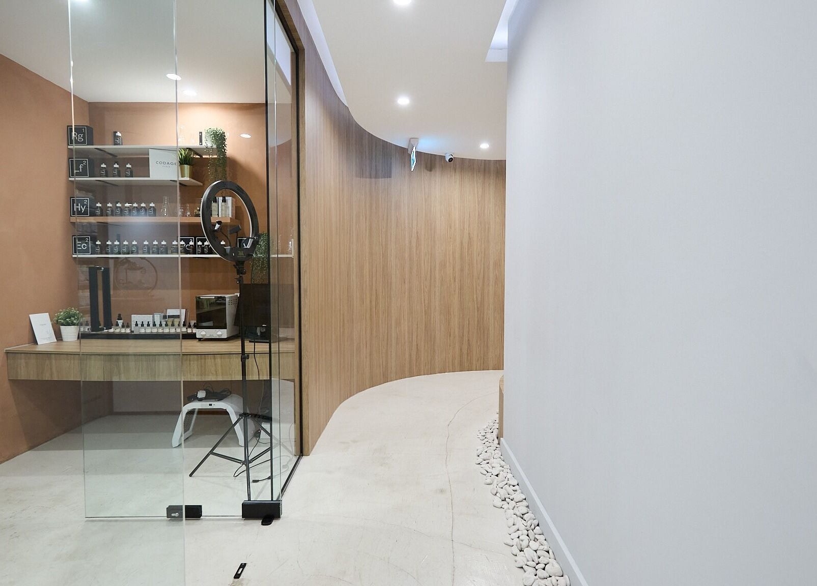 Elegant interior of Lumiere Spa and Wellness, Haymarket, New South Wales, AU, featuring a modern design.