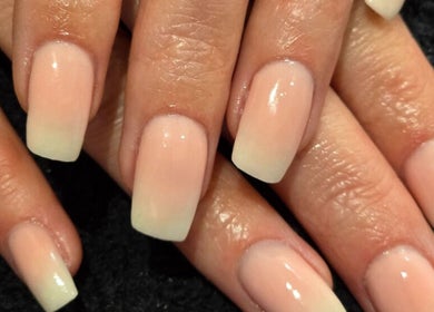 Manicured nails with a soft pink finish at Fenn Estetika Permanent Makeup & Aesthetics, Pretoria, Gauteng, ZA.