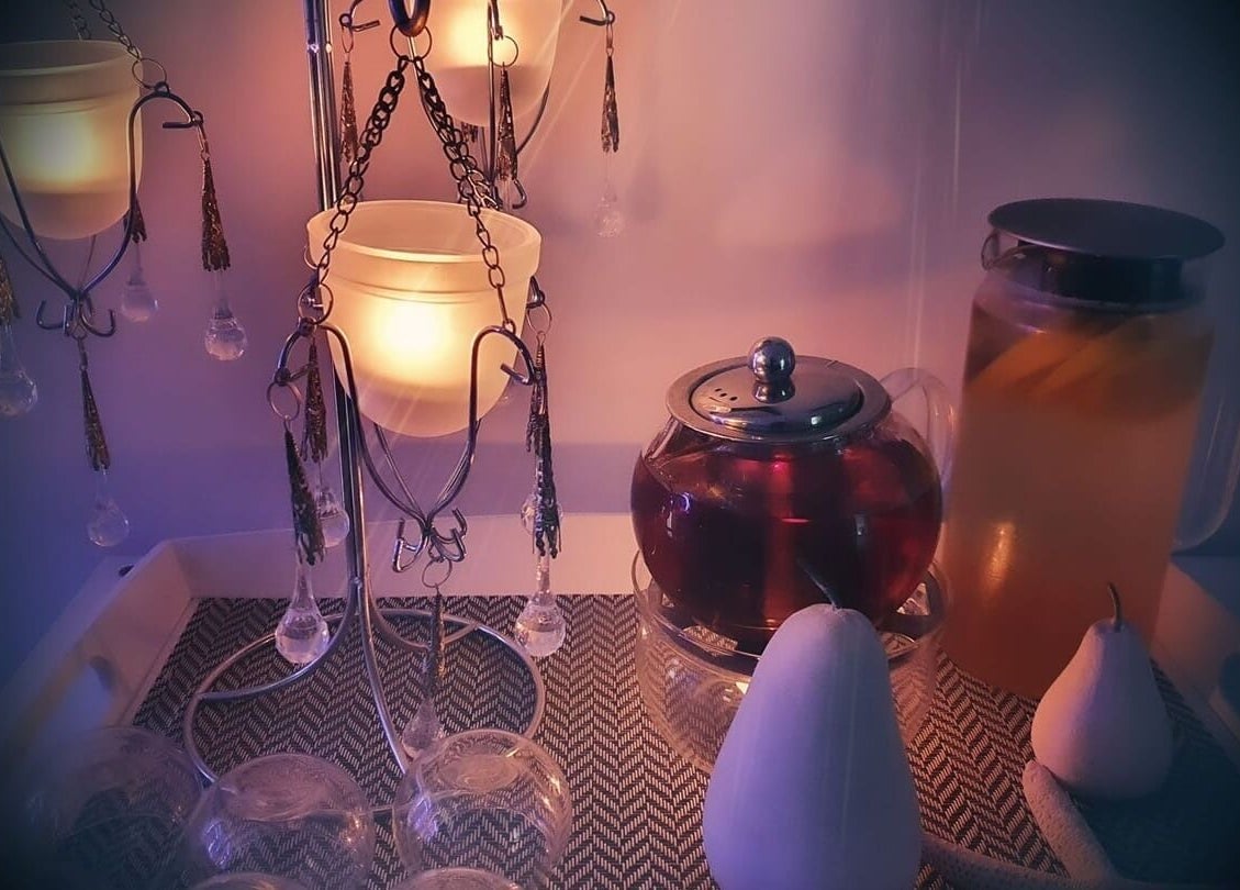 Candle-lit spa ambiance at Beauty by Manola, Bayview, Northern Territory, AU.