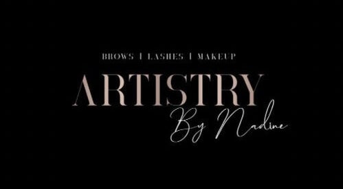 Artistry By Nadine logo in elegant script, Frodsham, England, GB.