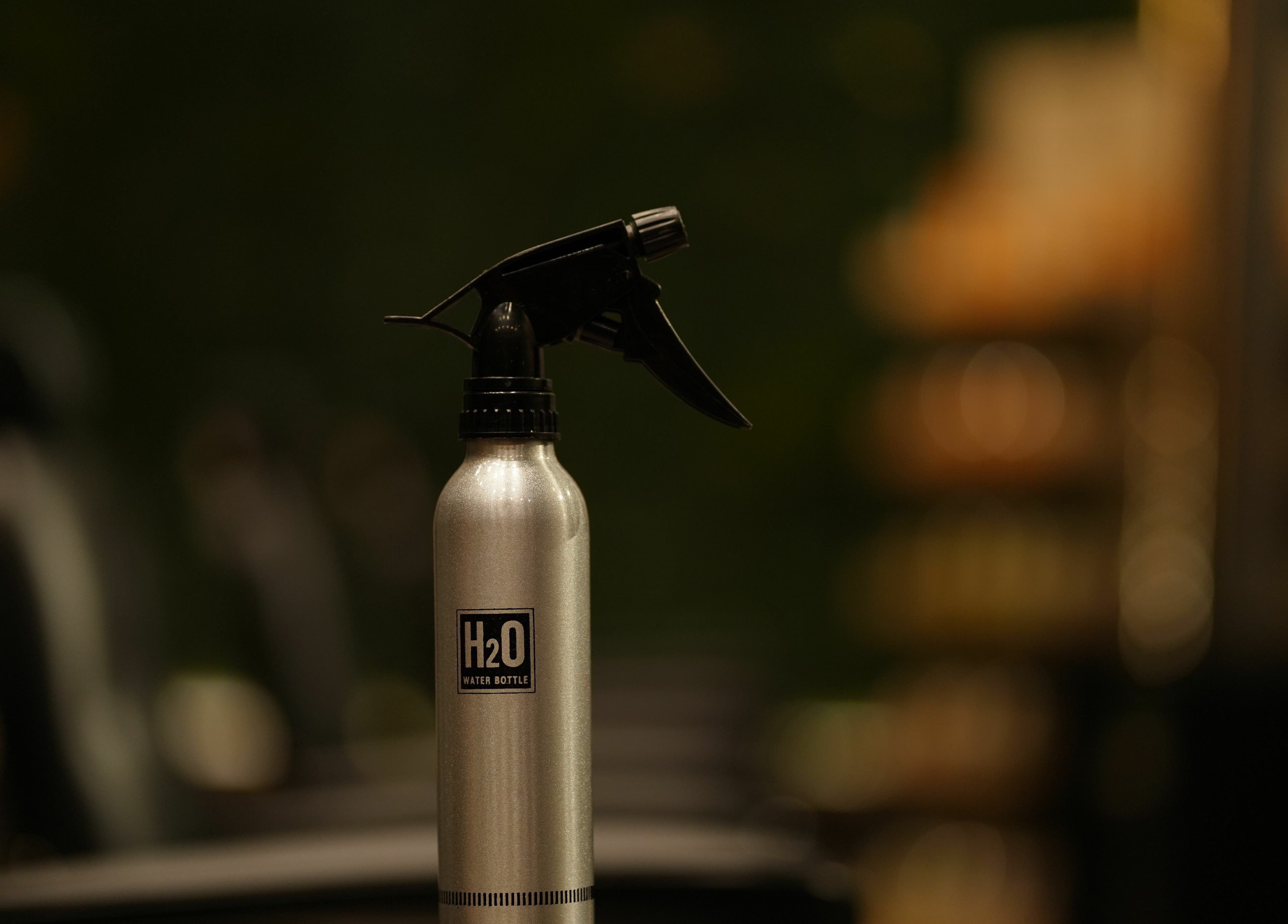 H2O spray bottle at Fit Social in Dubai, Dubai, AE, enhancing beauty and wellness atmosphere.