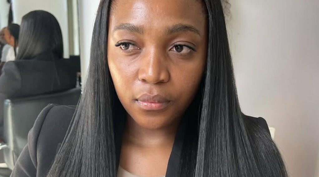 A woman with sleek black hair at TFG Polokwane Branch, Polokwane, Limpopo, ZA salon.