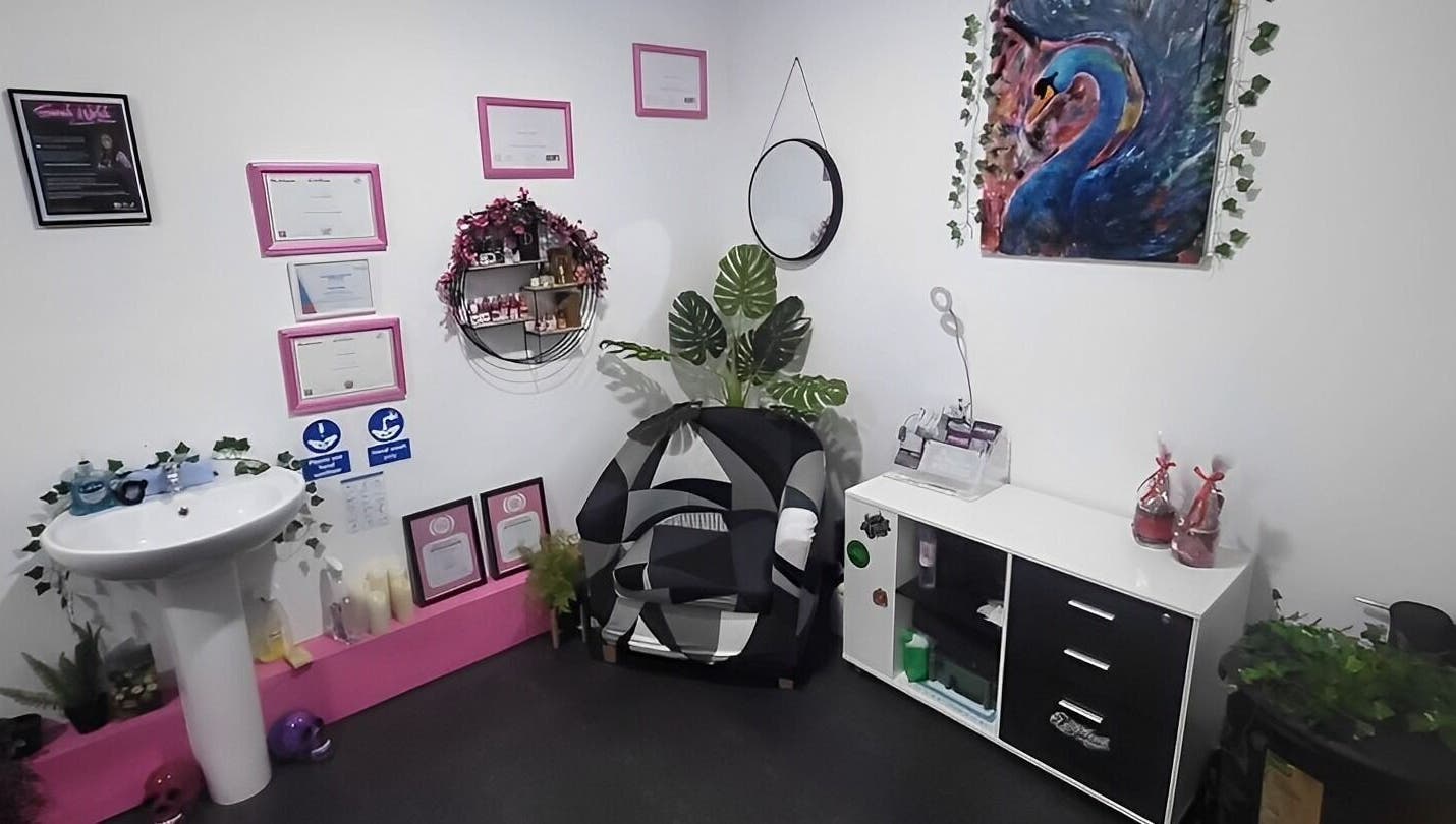 Cozy decor at Sarah Welsh - Tattoo & Permanent Makeup in Dunfermline, Scotland, GB.