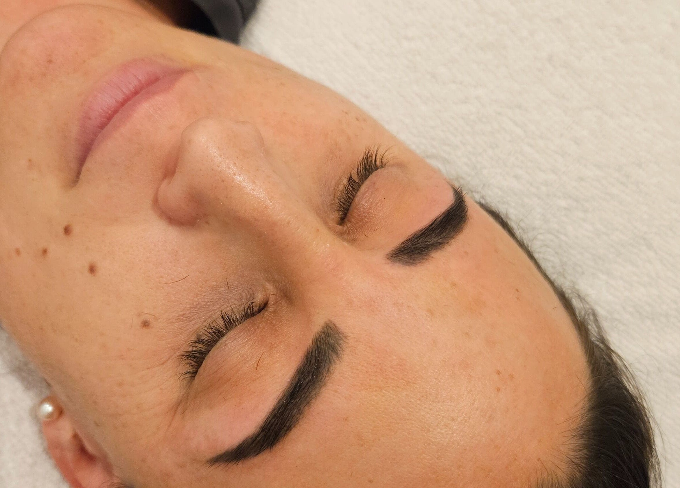 Client with expertly shaped brows at Jimboomba Esthetics | Skin | Brows | Lashes, Jimboomba, Queensland, AU.