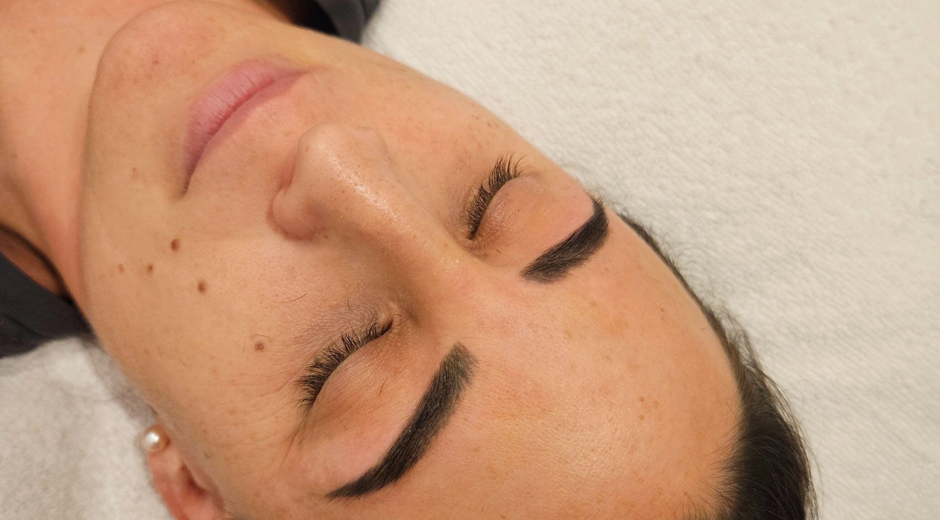 Client with expertly shaped brows at Jimboomba Esthetics | Skin | Brows | Lashes, Jimboomba, Queensland, AU.
