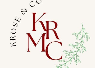 K Rose & Co logo with foliage design, Allens Rivulet, Tasmania, AU