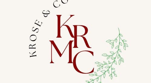 K Rose & Co logo with foliage design, Allens Rivulet, Tasmania, AU