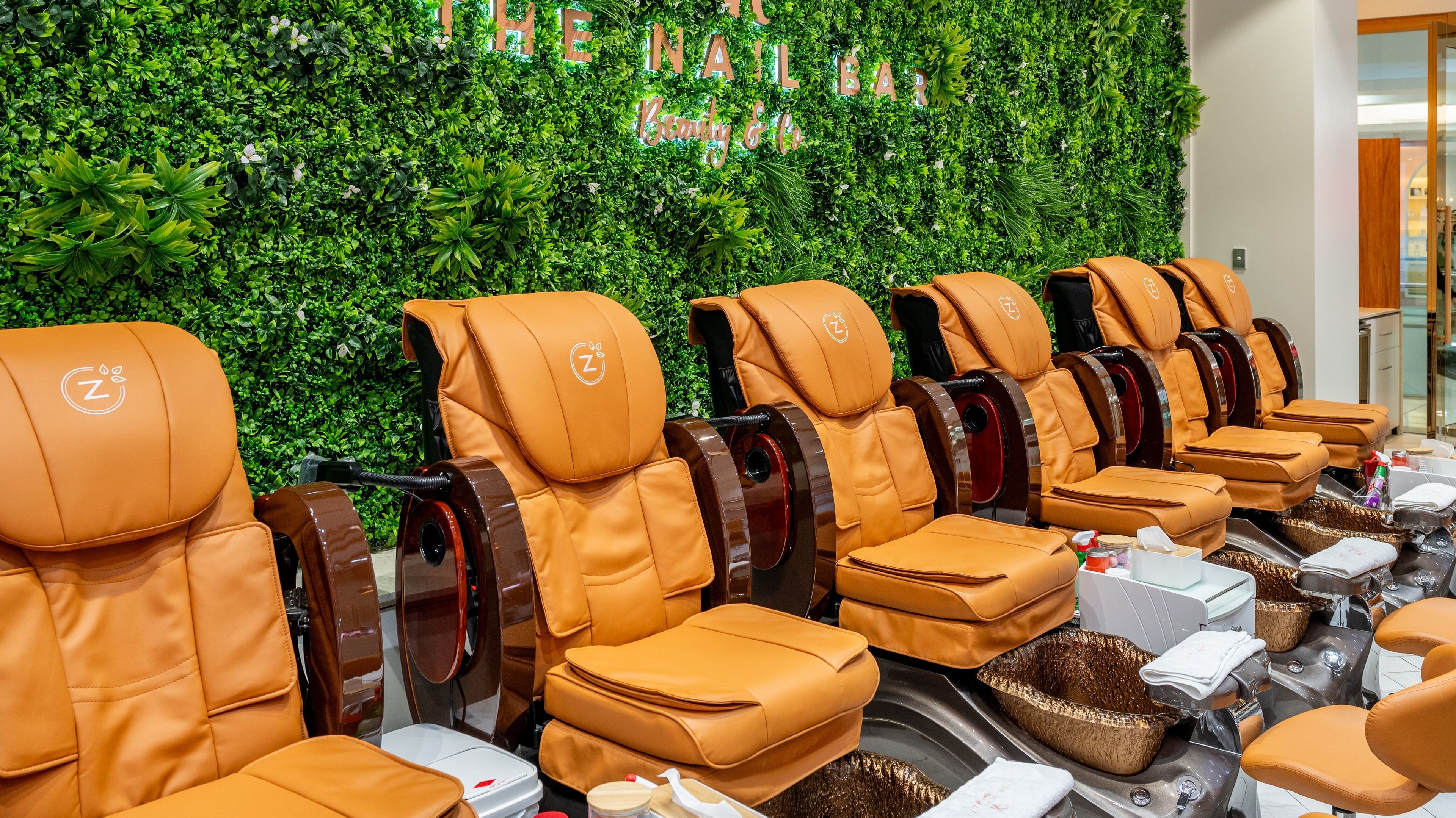 Luxurious pedicure chairs at The Nail Bar Adelaide, Adelaide, South Australia, AU.