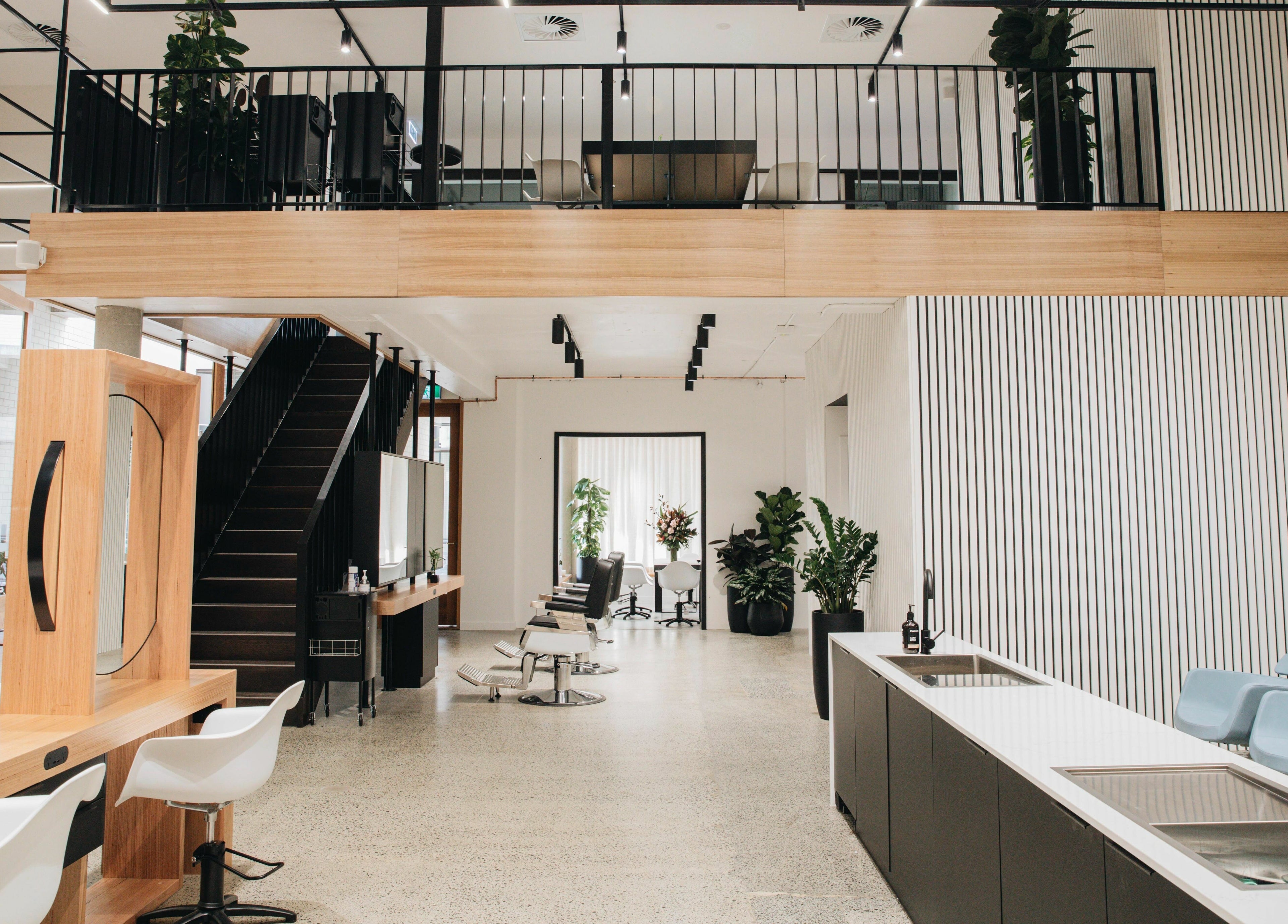 Modern beauty and wellness interior at E+Co - Fortitude Valley, Queensland, AU with sleek design.