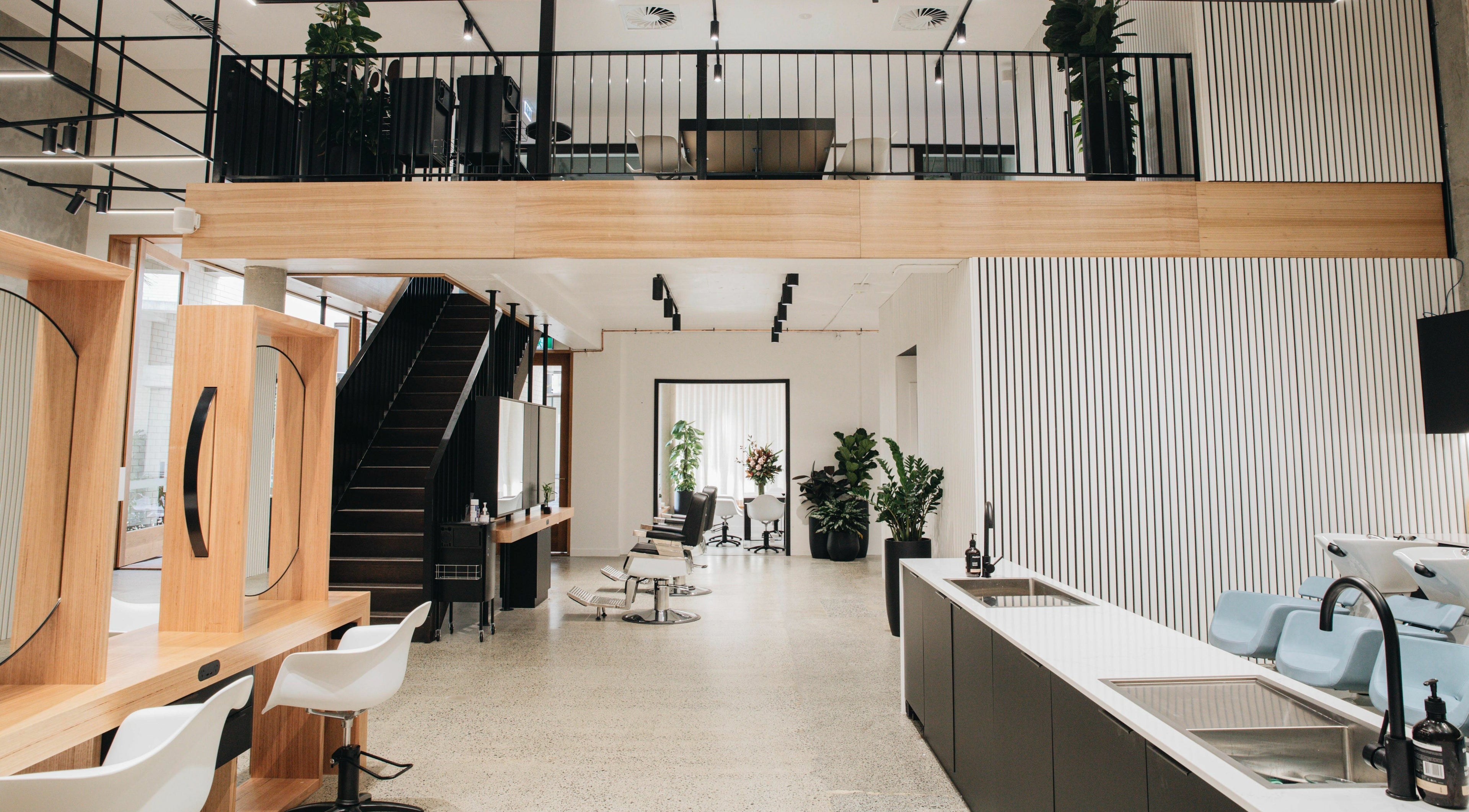 Modern beauty and wellness interior at E+Co - Fortitude Valley, Queensland, AU with sleek design.