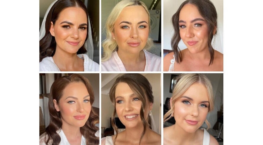 Bridal makeup artistry at Lumiére Makeup Artistry, Bunbury, Western Australia, AU showcasing glowing finishes.