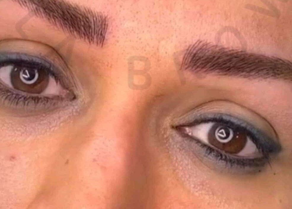 Beautifully shaped eyebrows at Nila Brows, Melbourne, Victoria, AU, showcasing expert eyebrow styling.