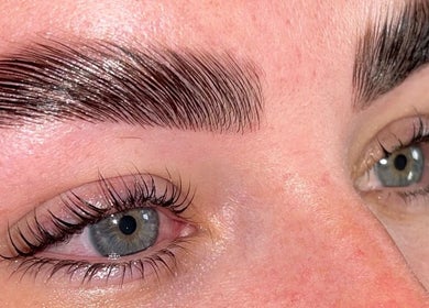 Expertly styled brows from Nova Nails & Beauty, Handforth, England, GB showcasing fine detailing and precision.