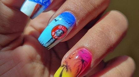 Colorful nail art at The Beauty Room by Fresita - Bartletts Tenantry Sargent's Village, Bridgetown, Christ Church, BB.