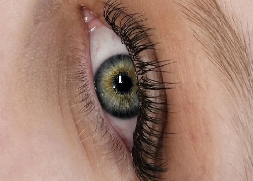 Close-up of styled eyelashes at Beauty with Tara, Douglas, Queensland, AU.