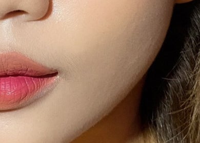 Softly shaded lips at Moonlash Studio Tukad Barito in Bali, Bali, ID, showcasing lip tint expertise.