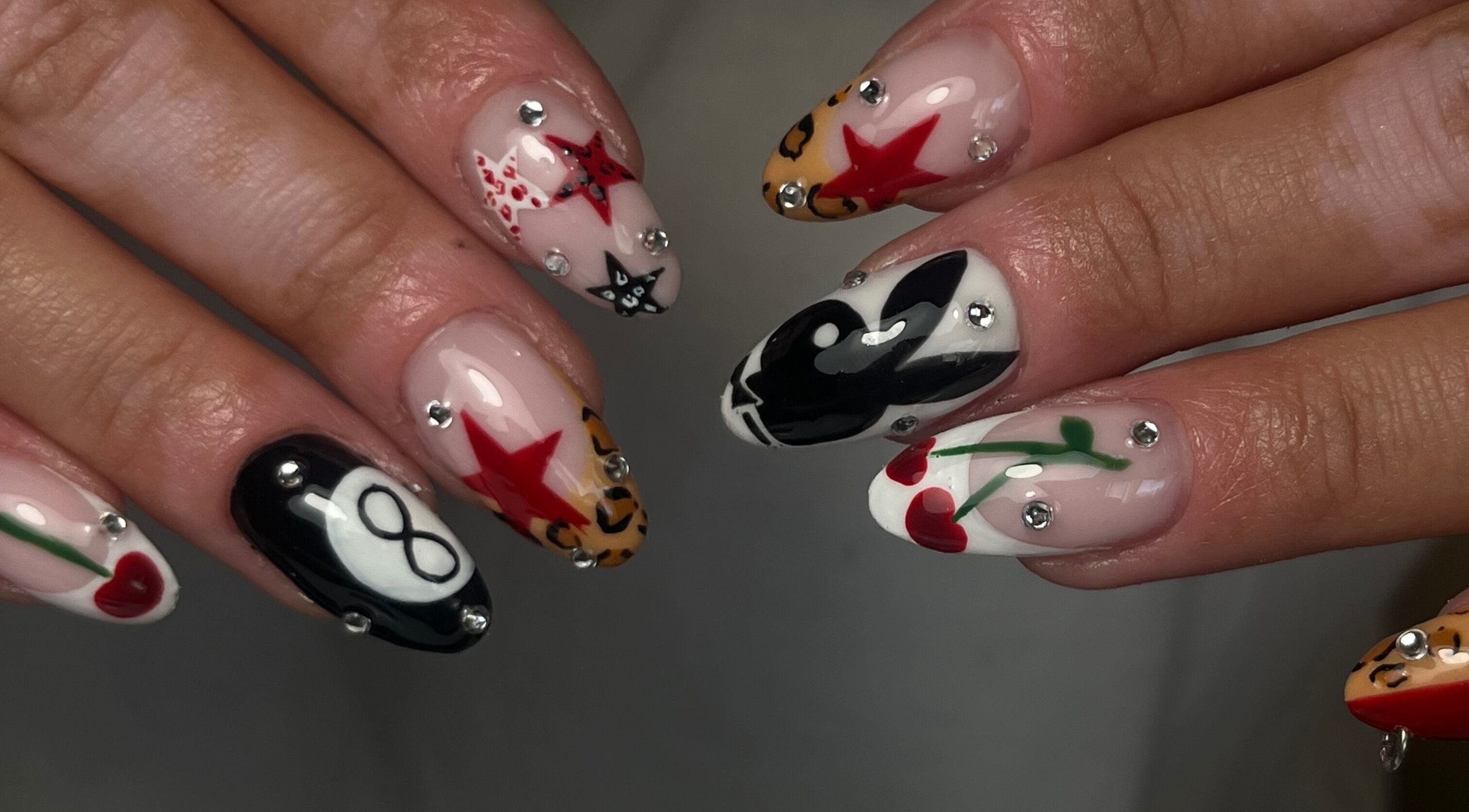Custom nail art featuring unique designs by Nails by Zofia in County Kildare, IE.
